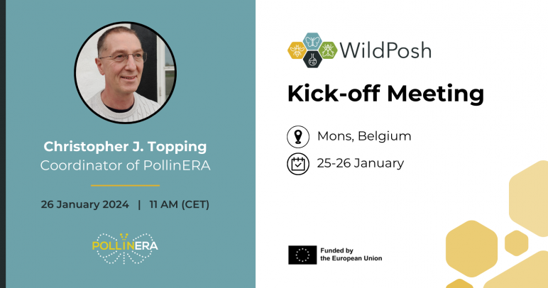 PollinERA presented at WildPosh’s kick-off meeting: Joint flight towards a pollinator-friendly future