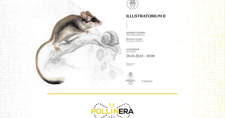 PollinERA project materials showcased at a museum exhibition in Sofia