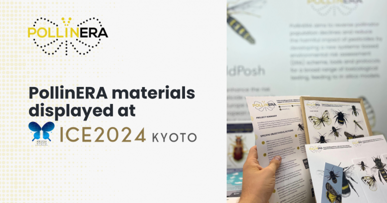 PollinERA project materials displayed at ICE2024