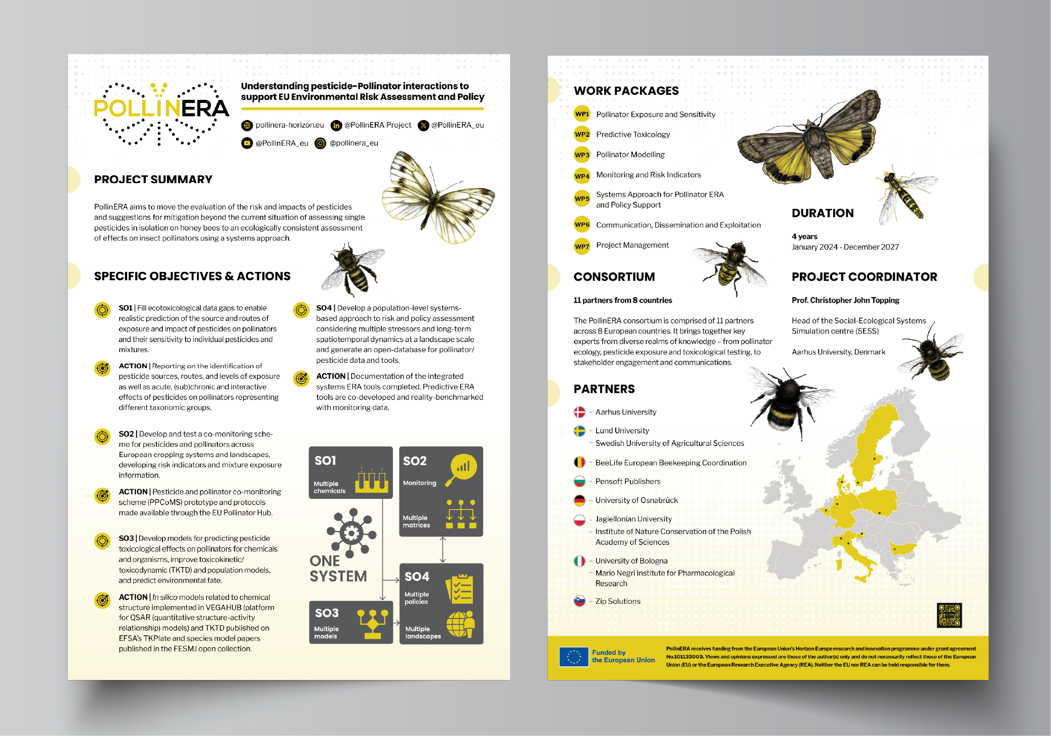 Two-pager project material