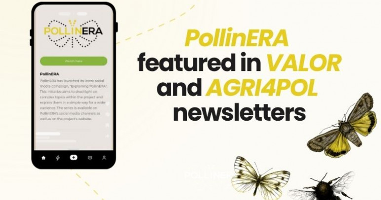 PollinERA featured in VALOR and AGRI4POL Newsletters